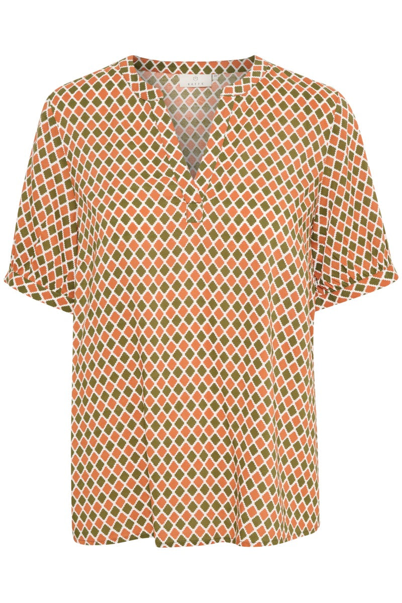 KAFFE Sally Tilly Bluse Grape Spades