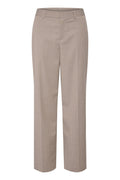 KAFFE Solena Bukser Brindle Chalk Stribet Brun