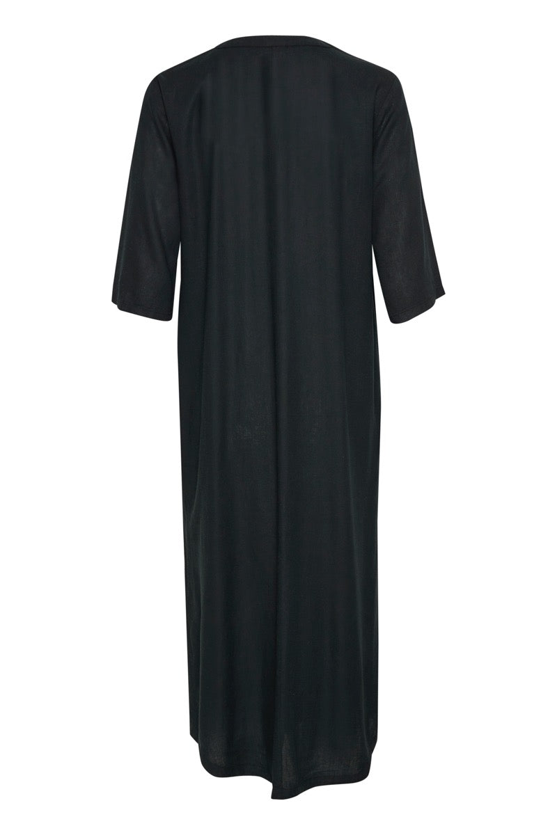 KAFFE Milia Kaftan Kjole Deep Sort