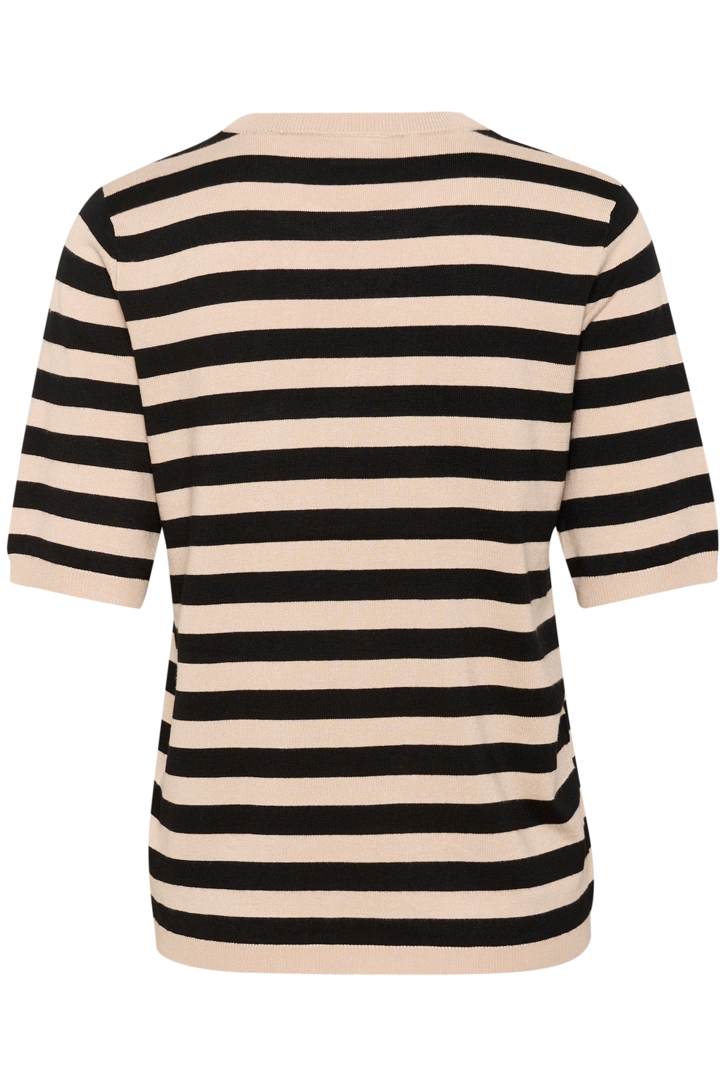 KAFFE Lizza Strik Pullover Stribet Smoke Grå Sort