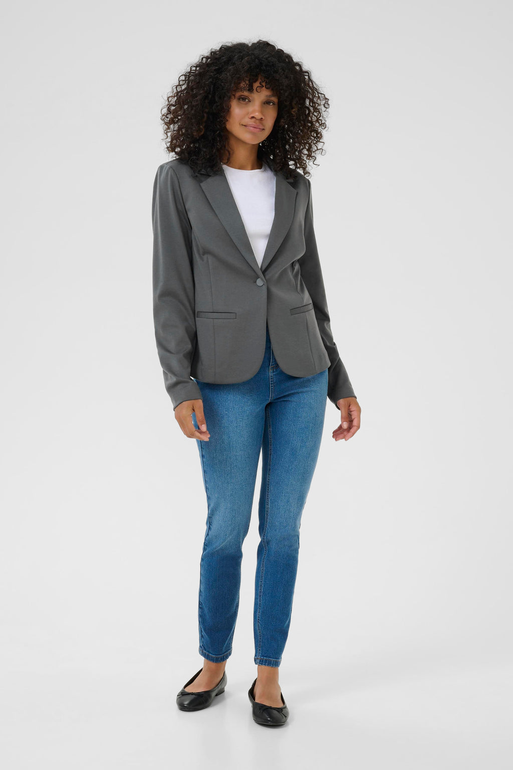 KAFFE Jenny Blazer Oyster Sort