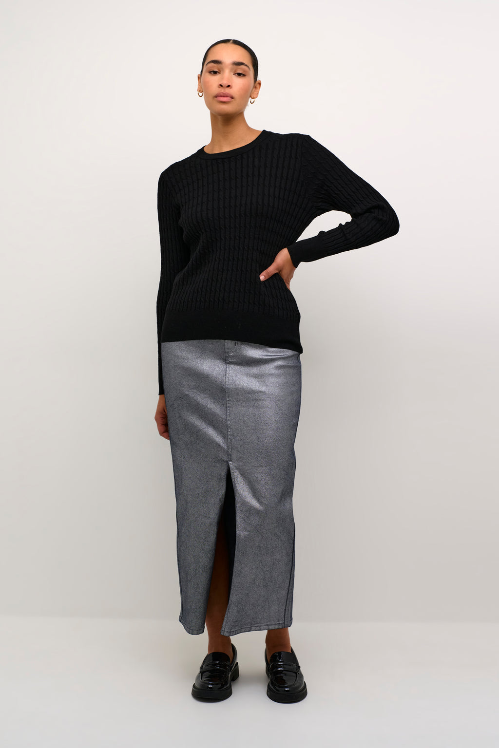 KAFFE Silla Pullover Deep Sort