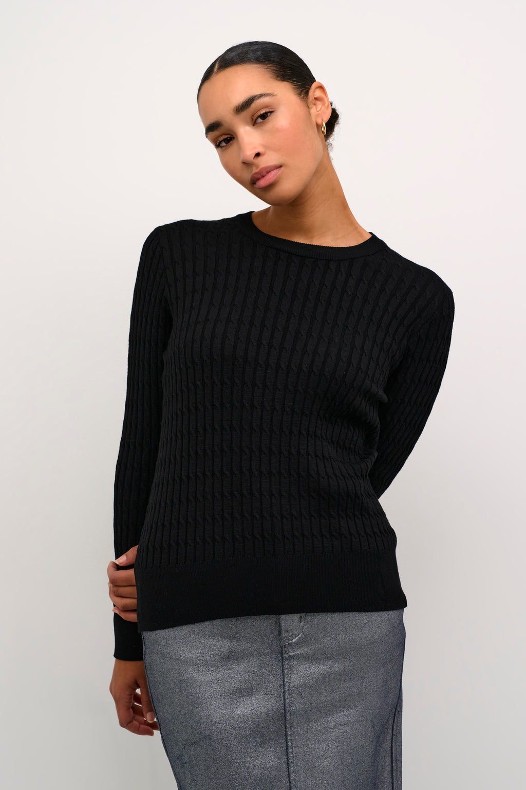 KAFFE Silla Pullover Deep Sort