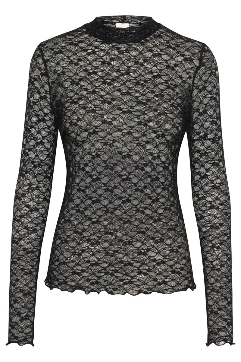 KAFFE Jolia Bluse Langærmet Deep Sort