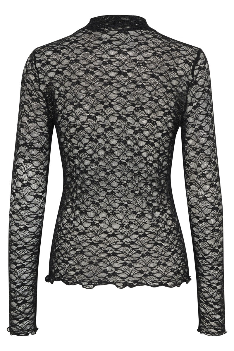 KAFFE Jolia Bluse Langærmet Deep Sort