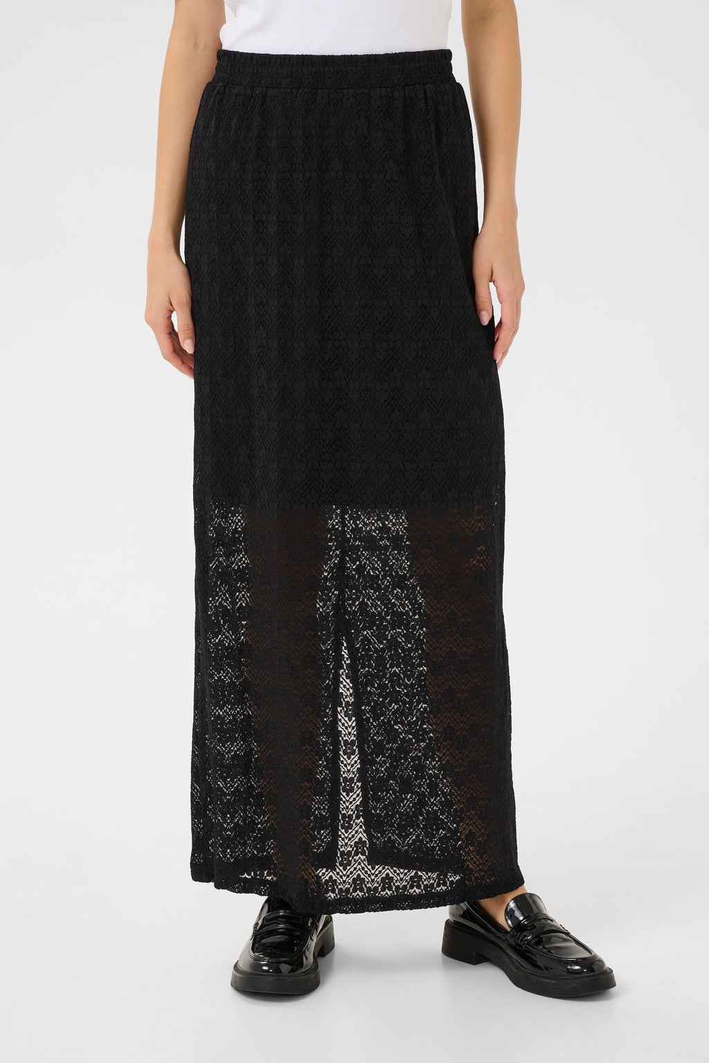 KAFFE Smilla Nederdel Lace Deep Sort