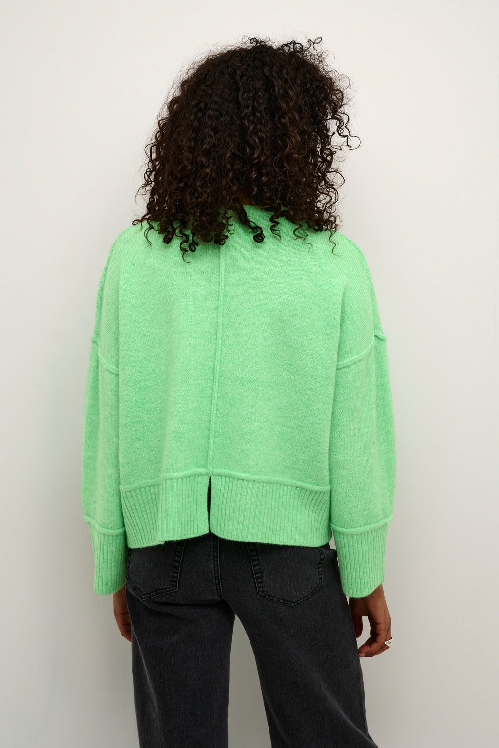KAFFE Fridana Pullover Spring Bouquet Grøn