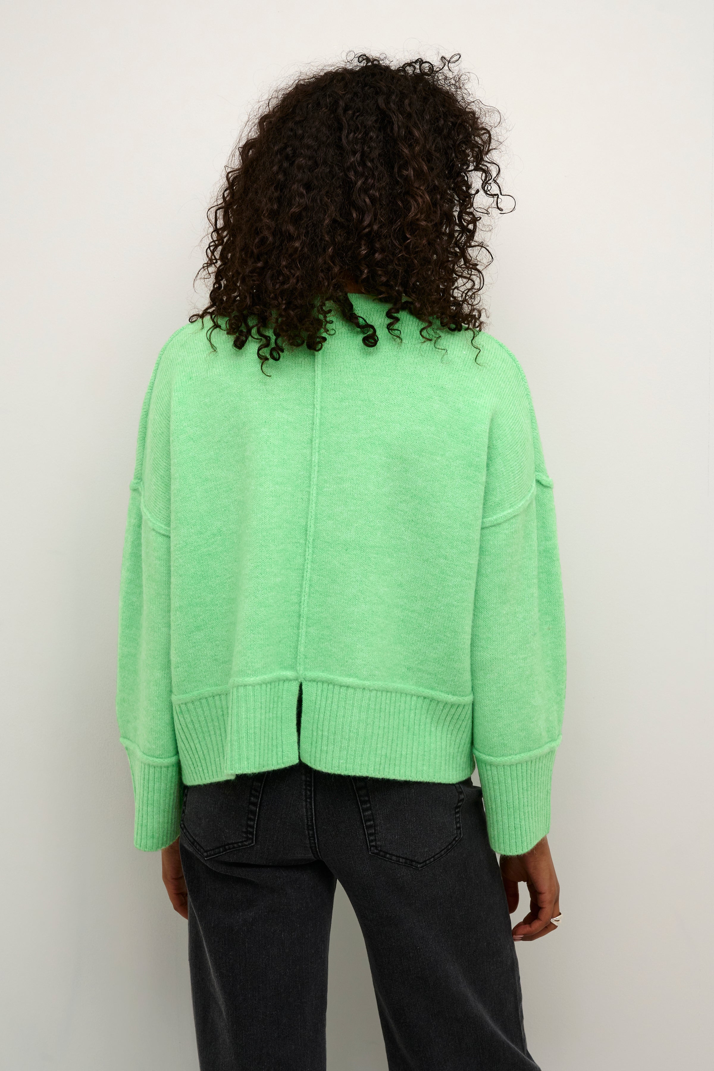 KAFFE Fridana Pullover Spring Bouquet Grøn