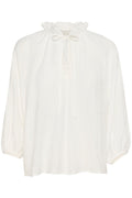KAFFE Lianna Bluse Chalk Hvid