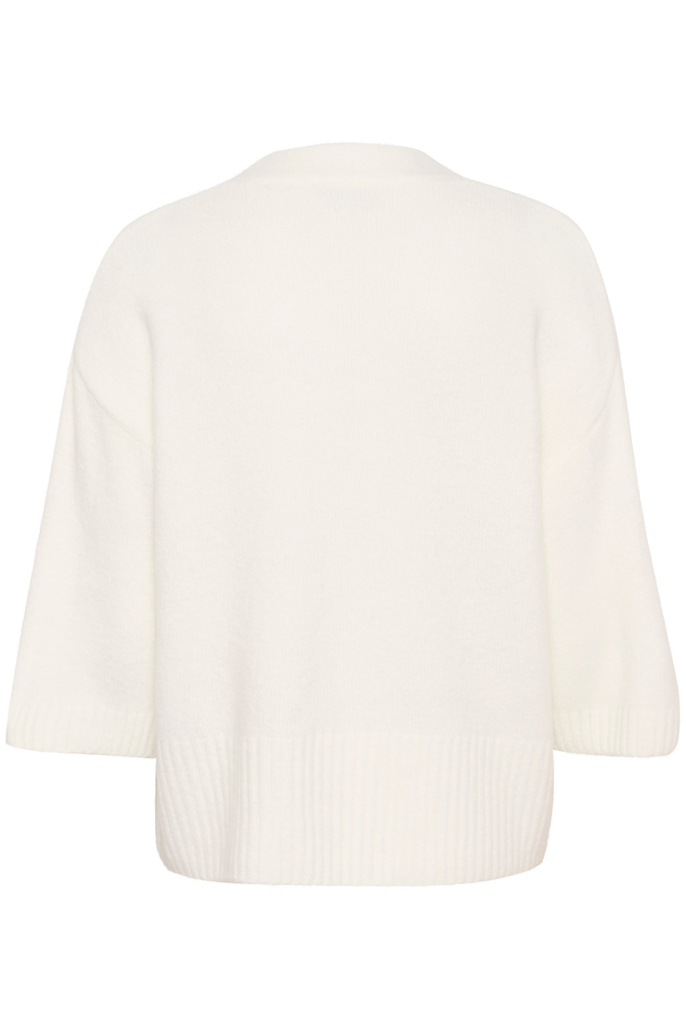 KAFFE Rosie Cardigan Chalk Hvid