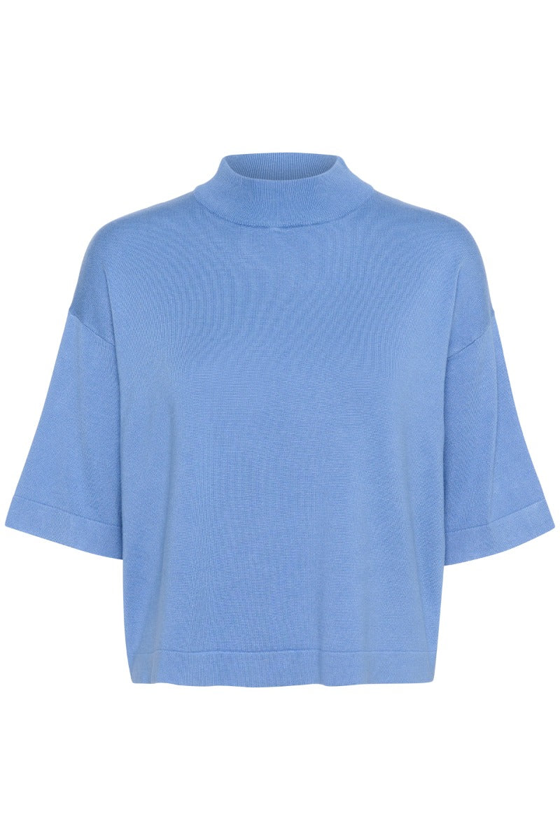 KAFFE Lizza Turtleneck Blå