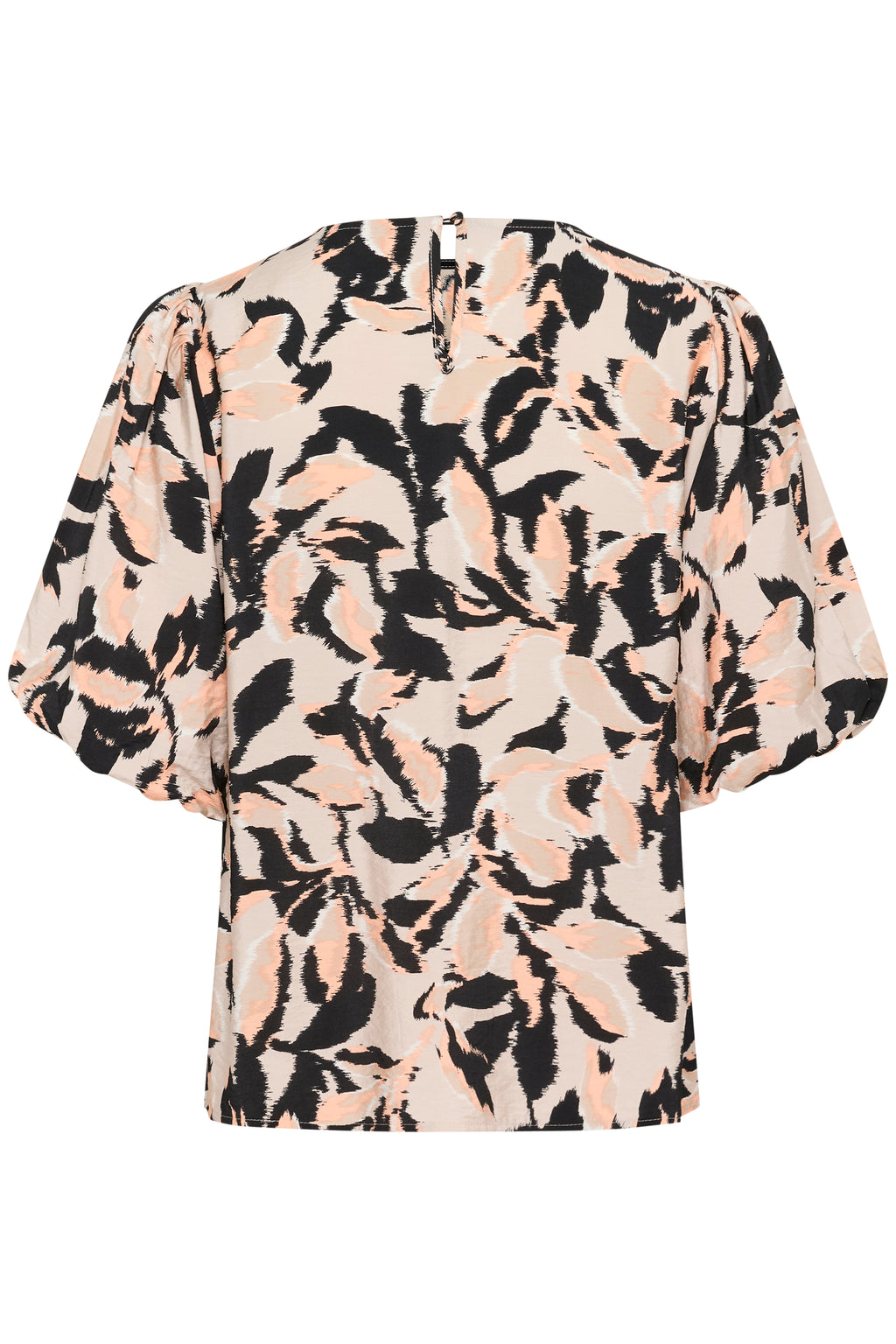 KAFFE Paco Bluse Beige Sort Peach