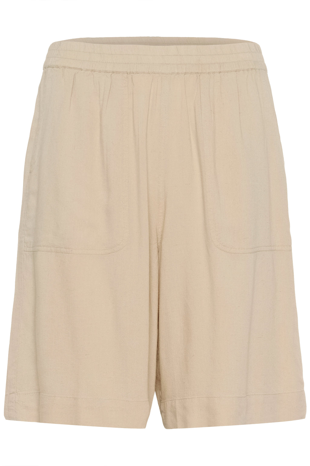 KAFFE Milia Shorts Feather Grå