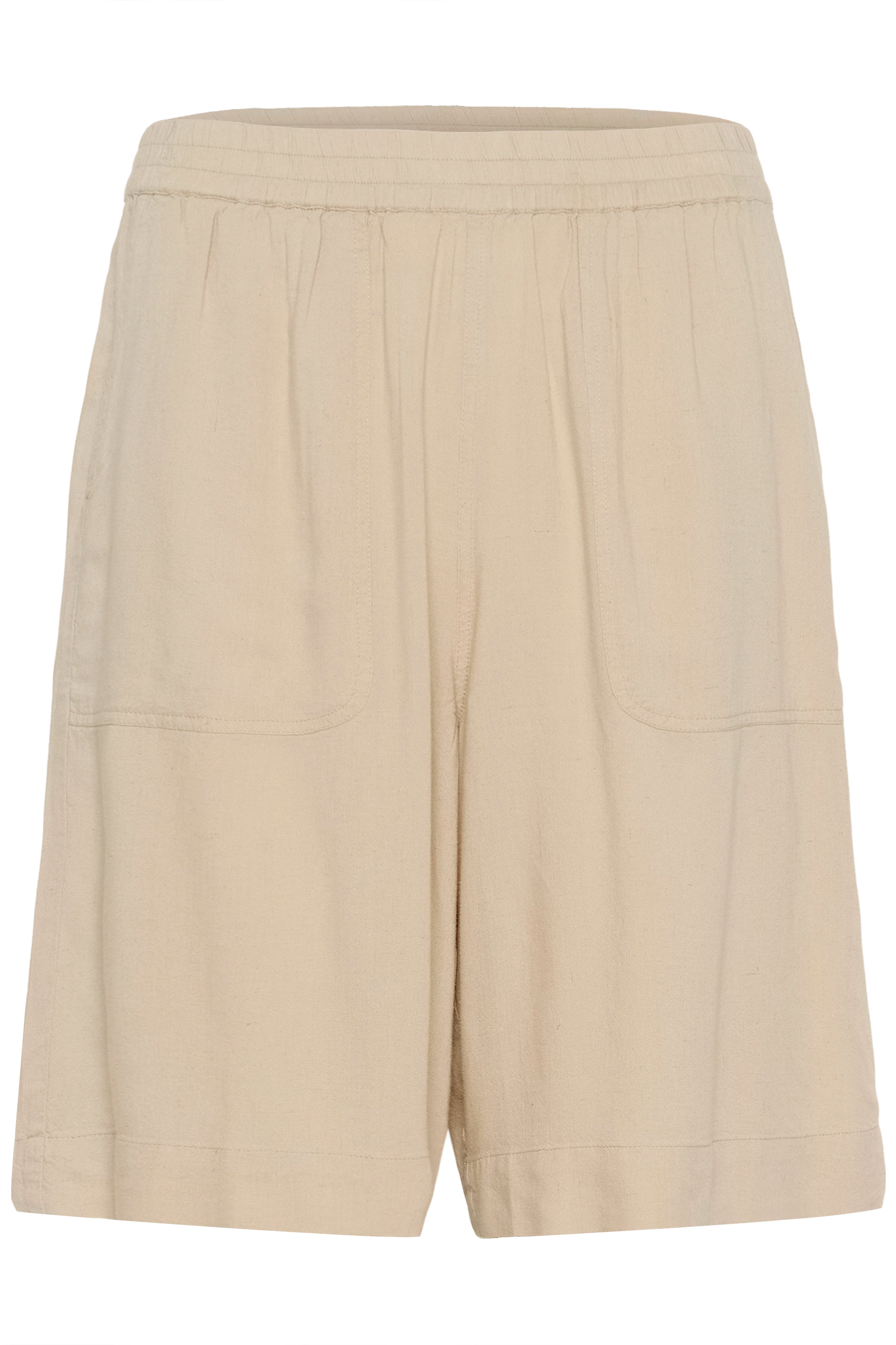 KAFFE Milia Shorts Feather Grå