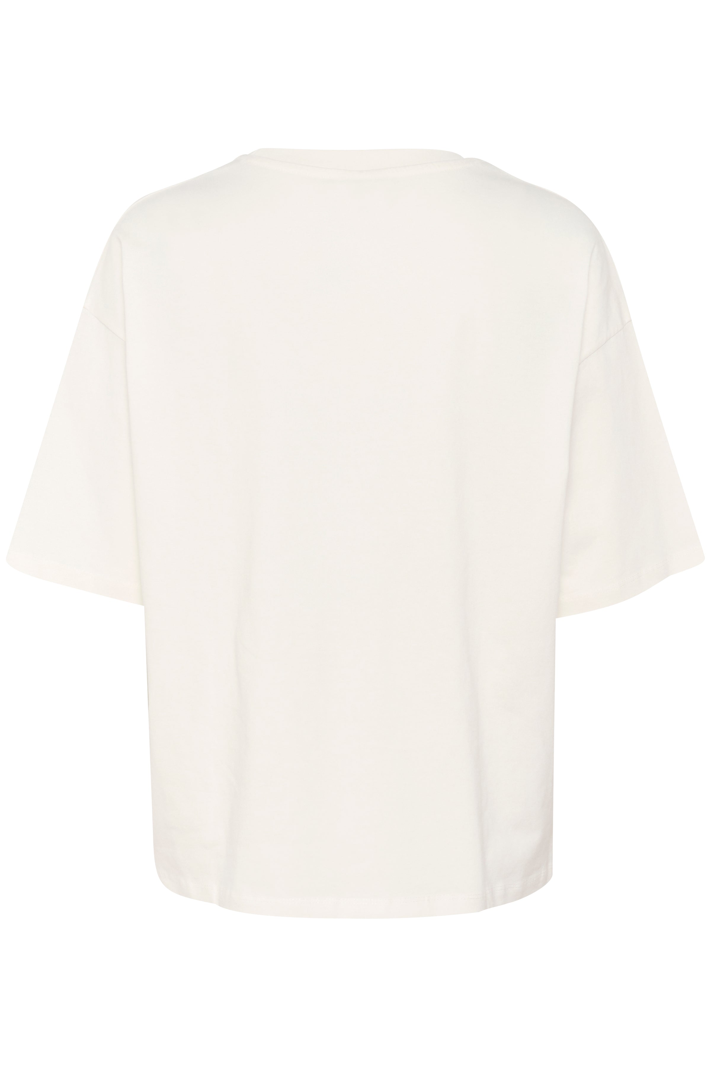 KAFFE Meri T-shirt Chalk Hvid Regatta Statement Blå