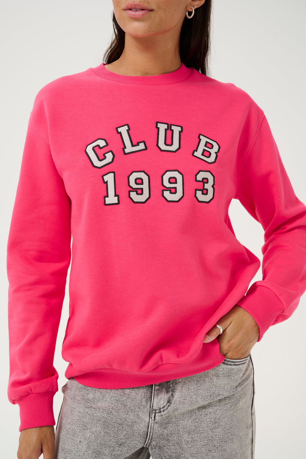 KAFFE Viola Sweatshirt Raspberry Pink