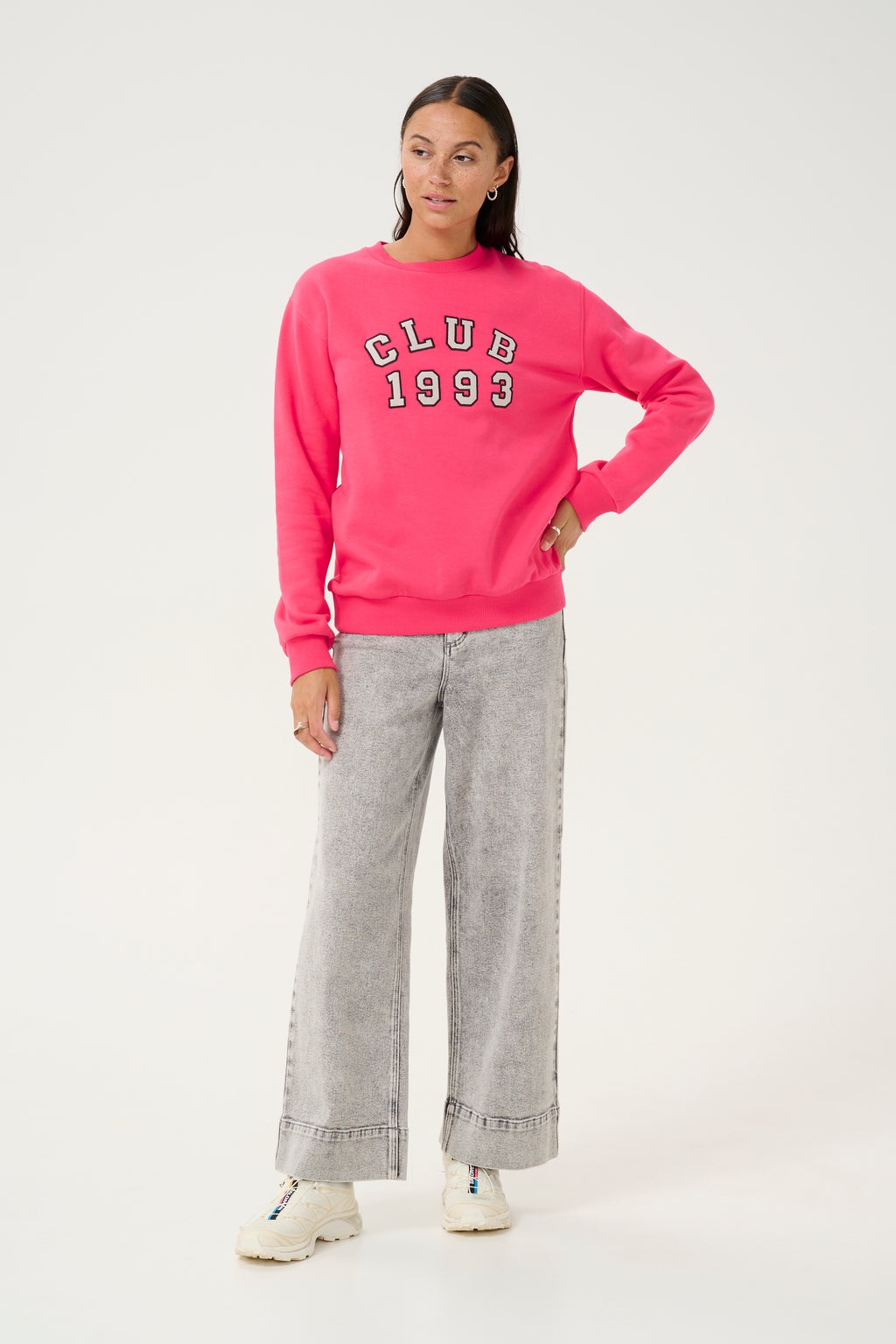 KAFFE Viola Sweatshirt Raspberry Pink