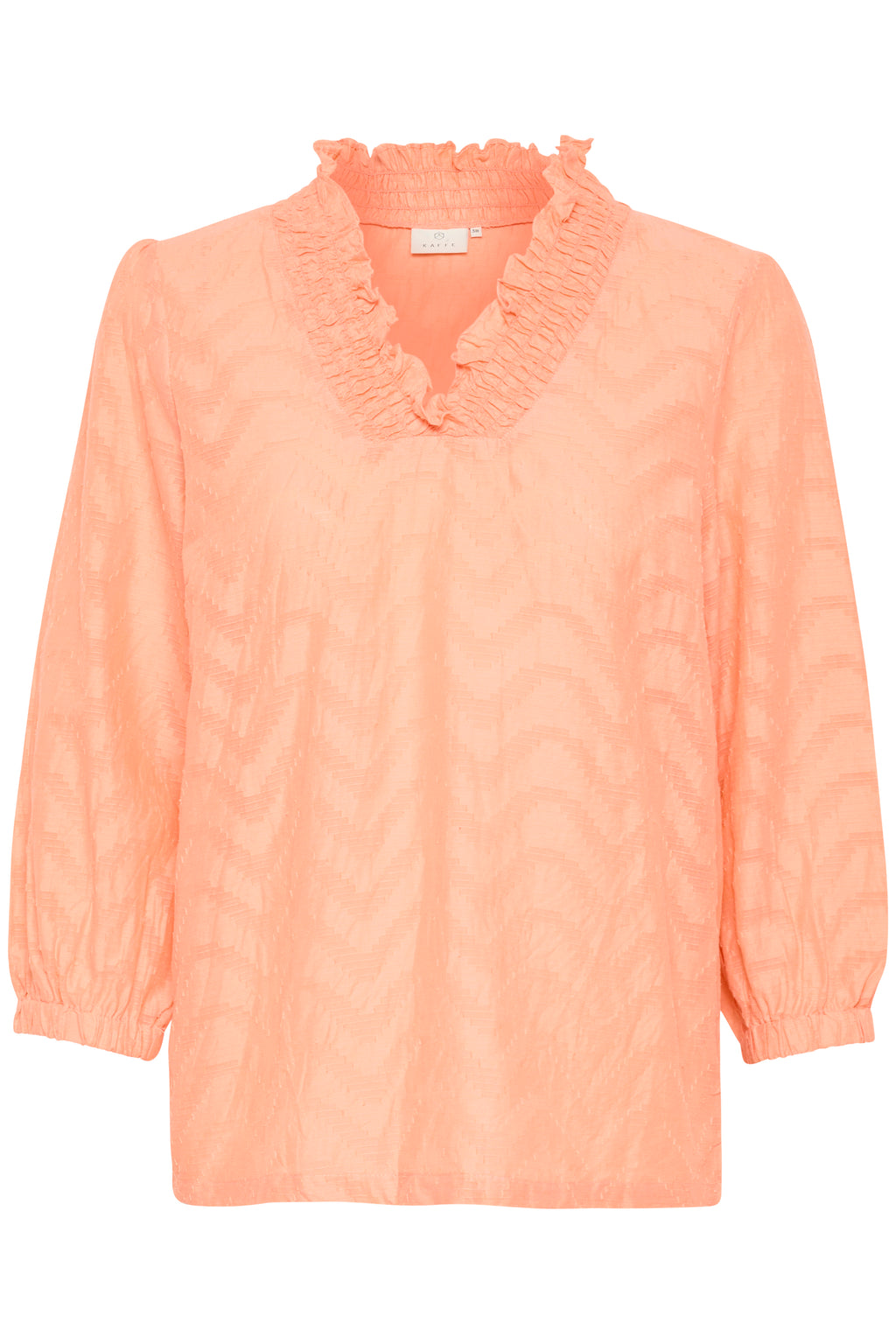 KAFFE Victoria Bluse Peach Nectar Orange