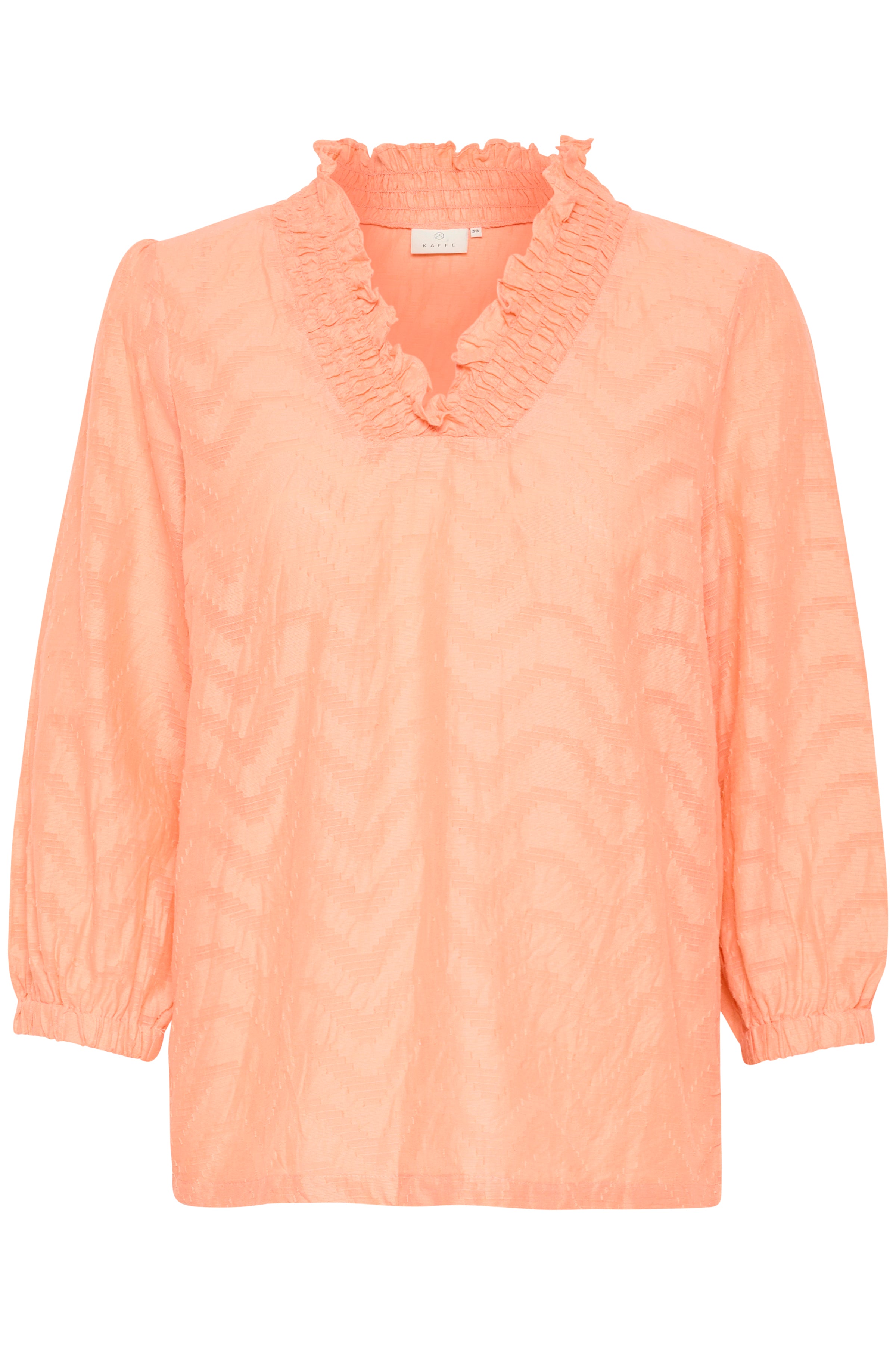 KAFFE Victoria Bluse Peach Nectar Orange
