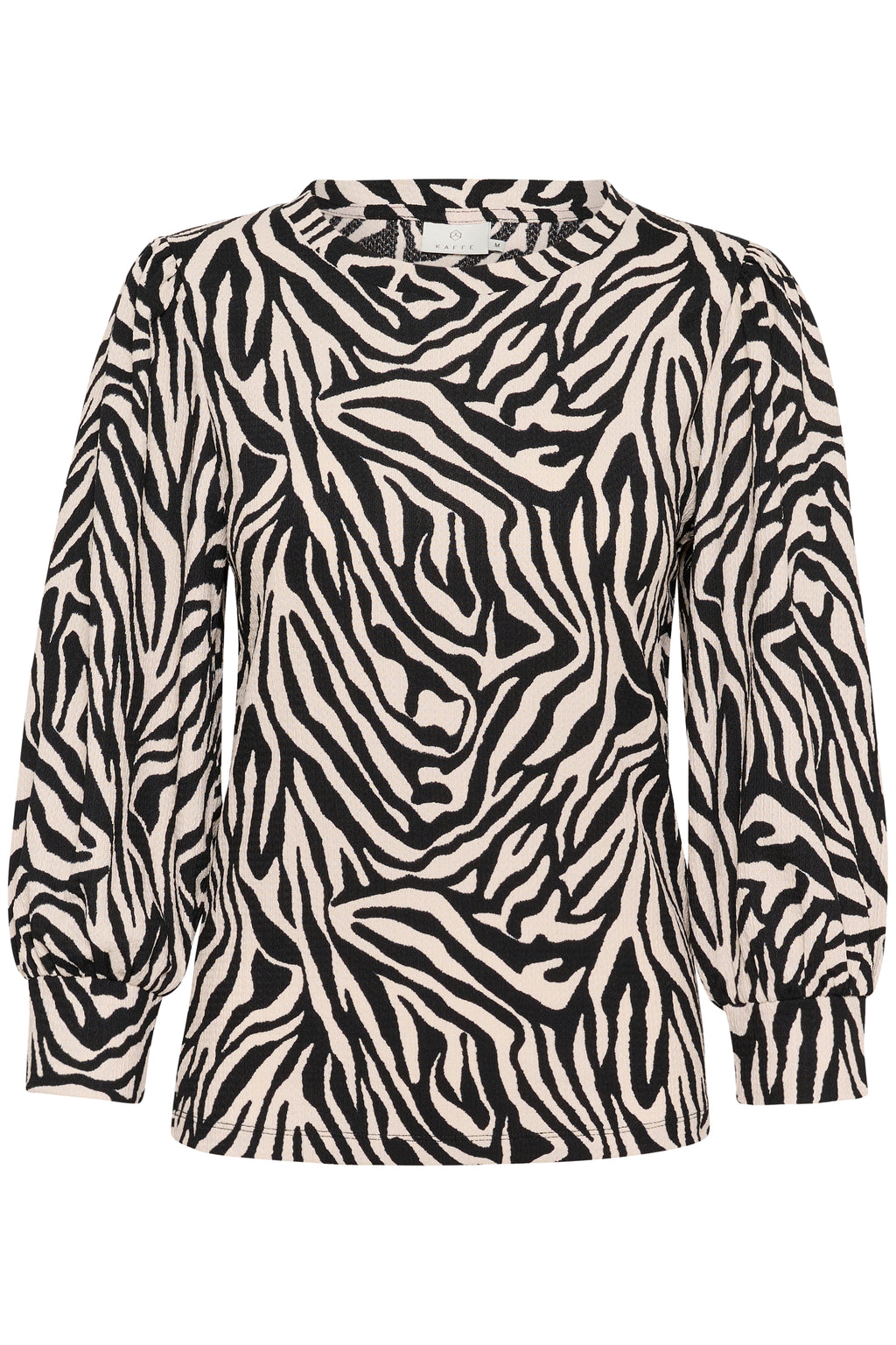 KAFFE Ivanna T-shirt Moonstruck Sort