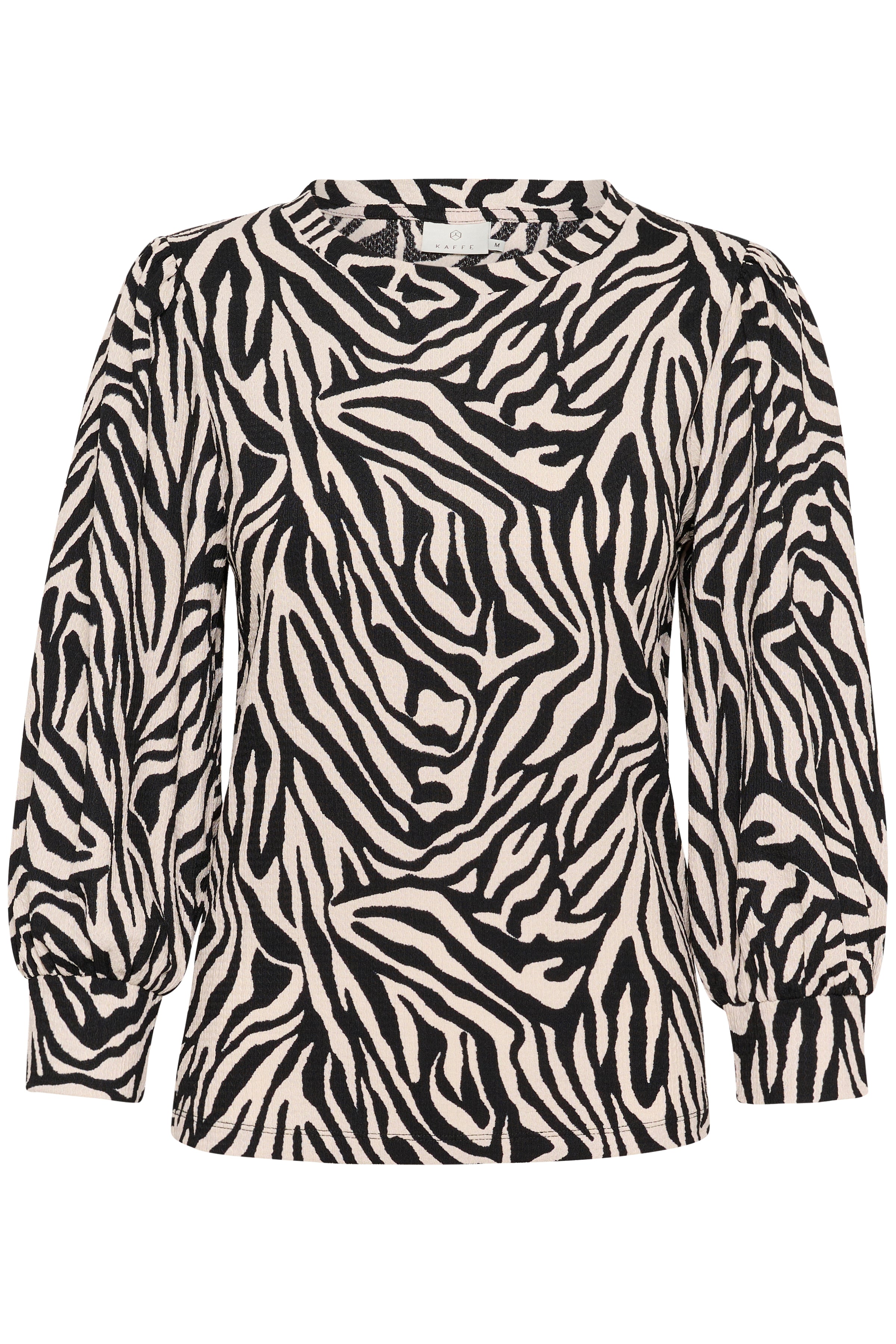 KAFFE Ivanna T-shirt Moonstruck Sort