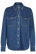 KAFFE Sinem Skjorte Denim Medium Blå