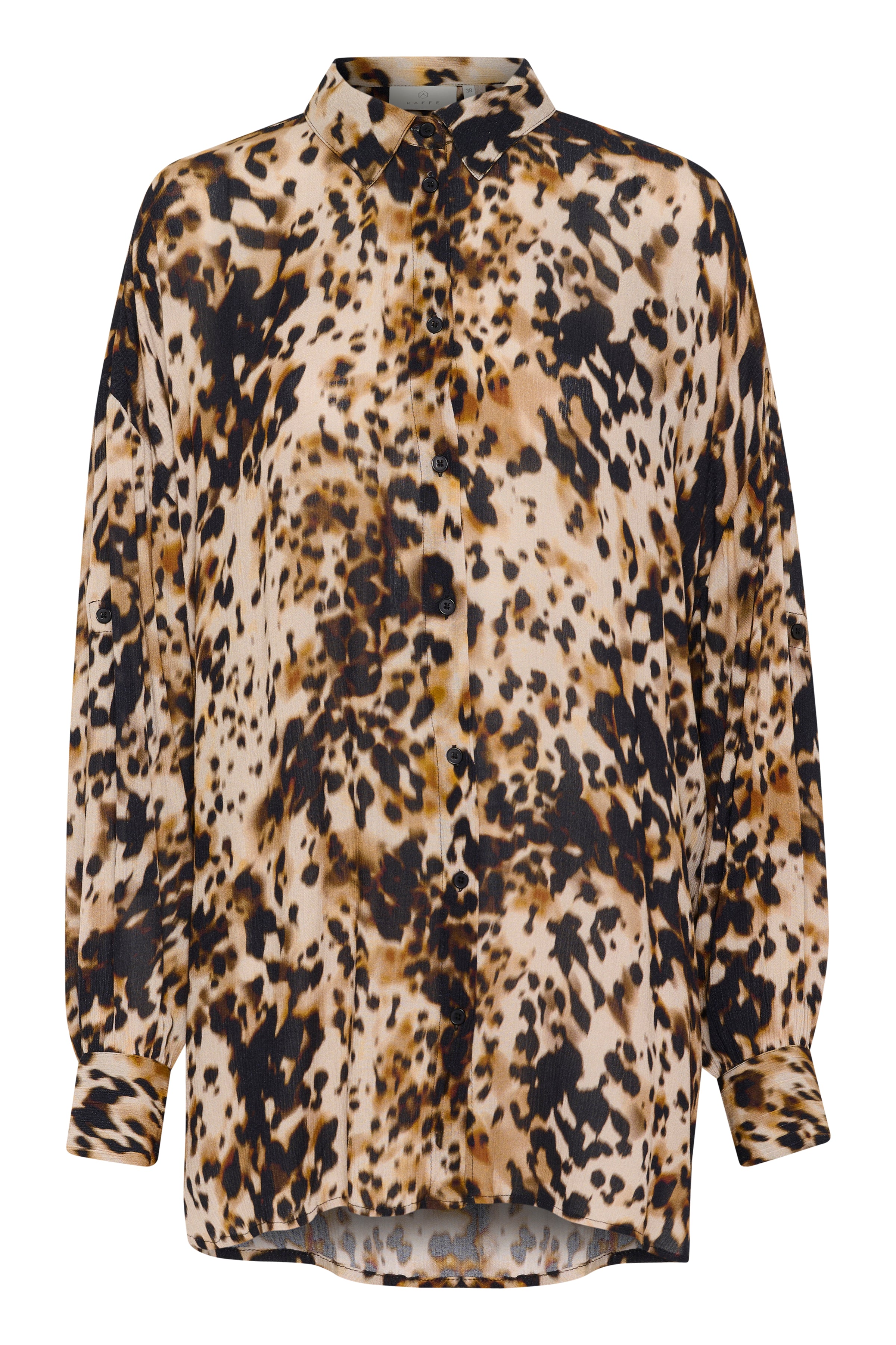 KAFFE Thora Amber Skjorte Leopard Print Brun