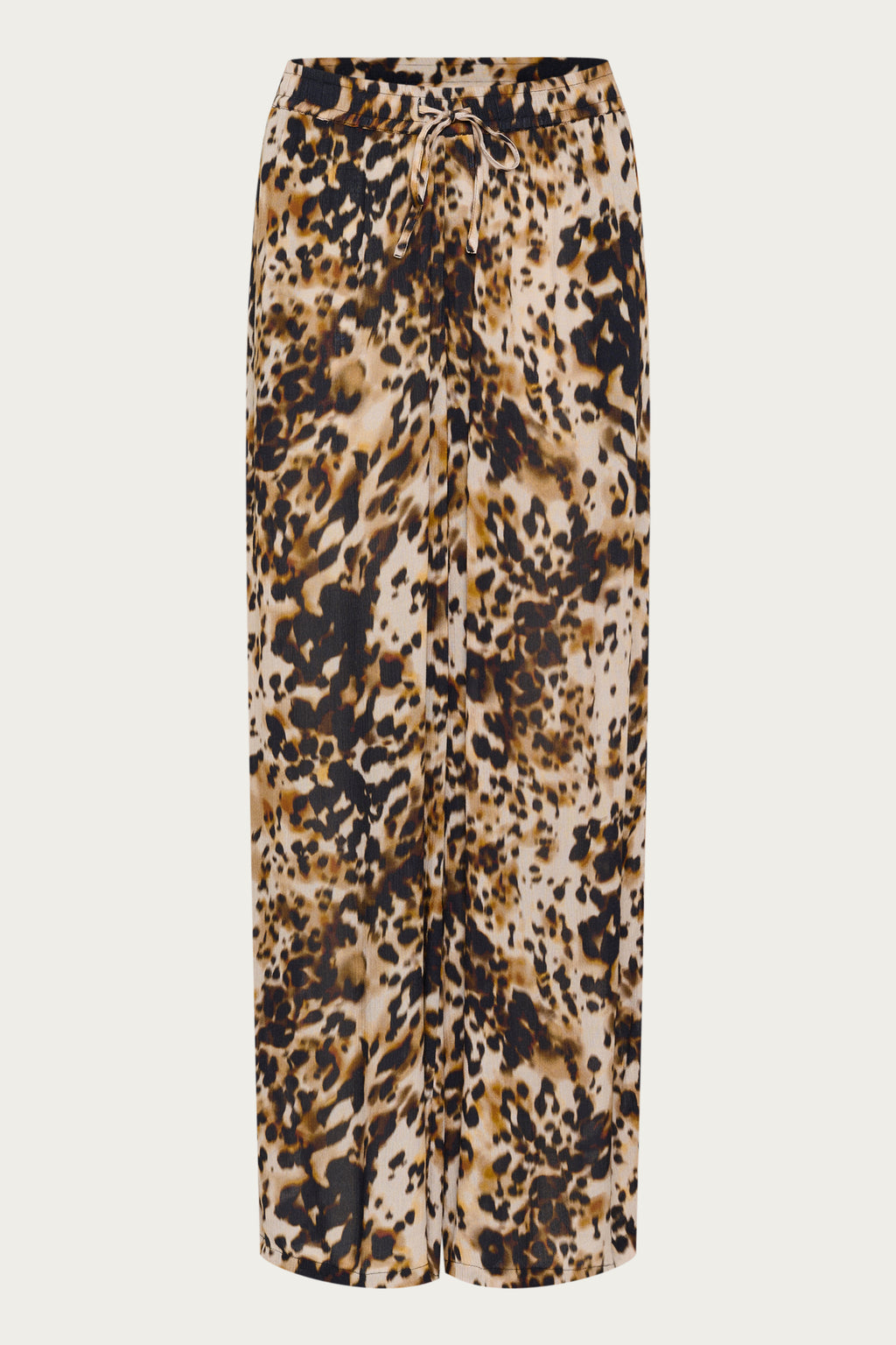 KAFFE Thora Amber Bukser Leopard Print Brun