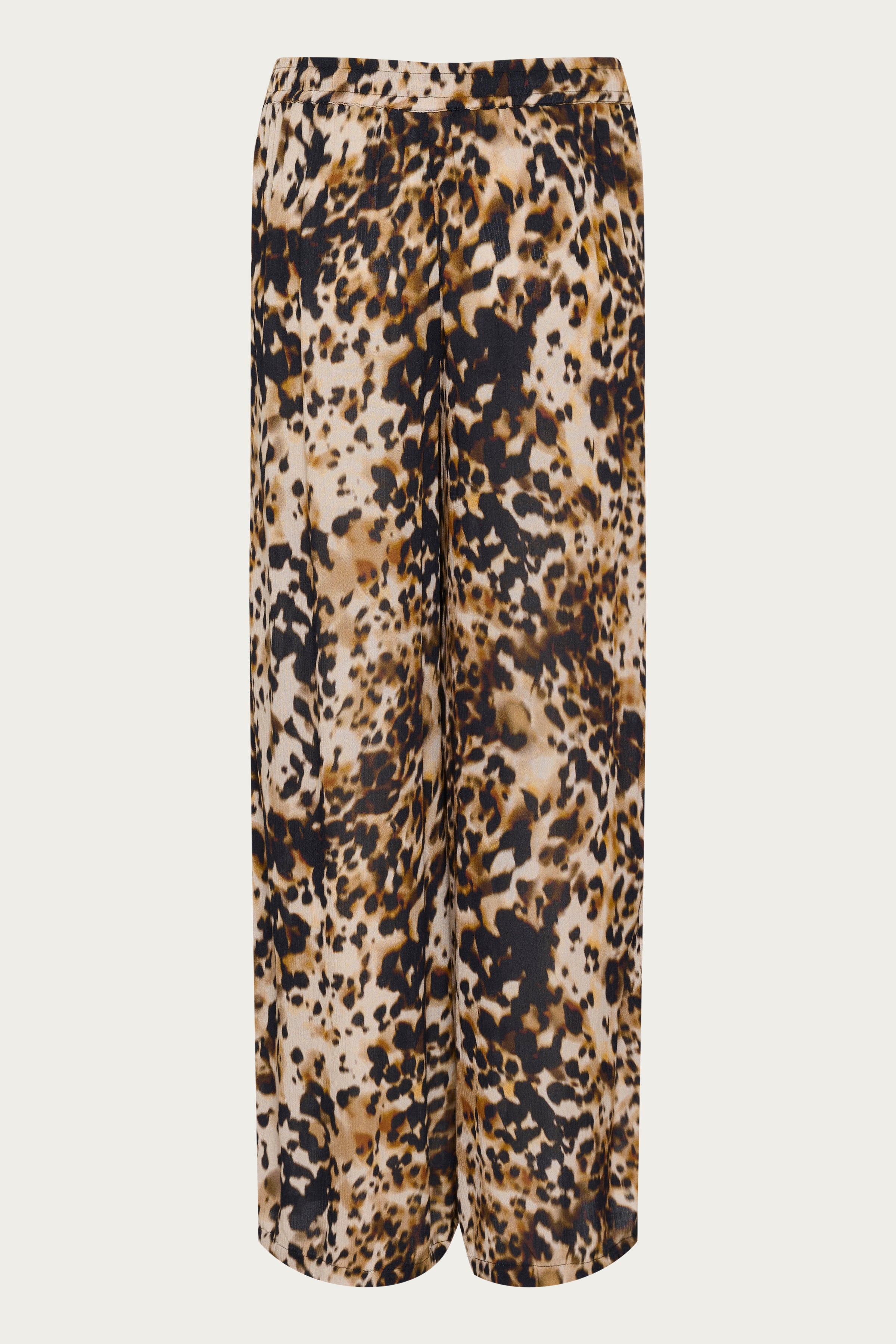 KAFFE Thora Amber Bukser Leopard Print Brun