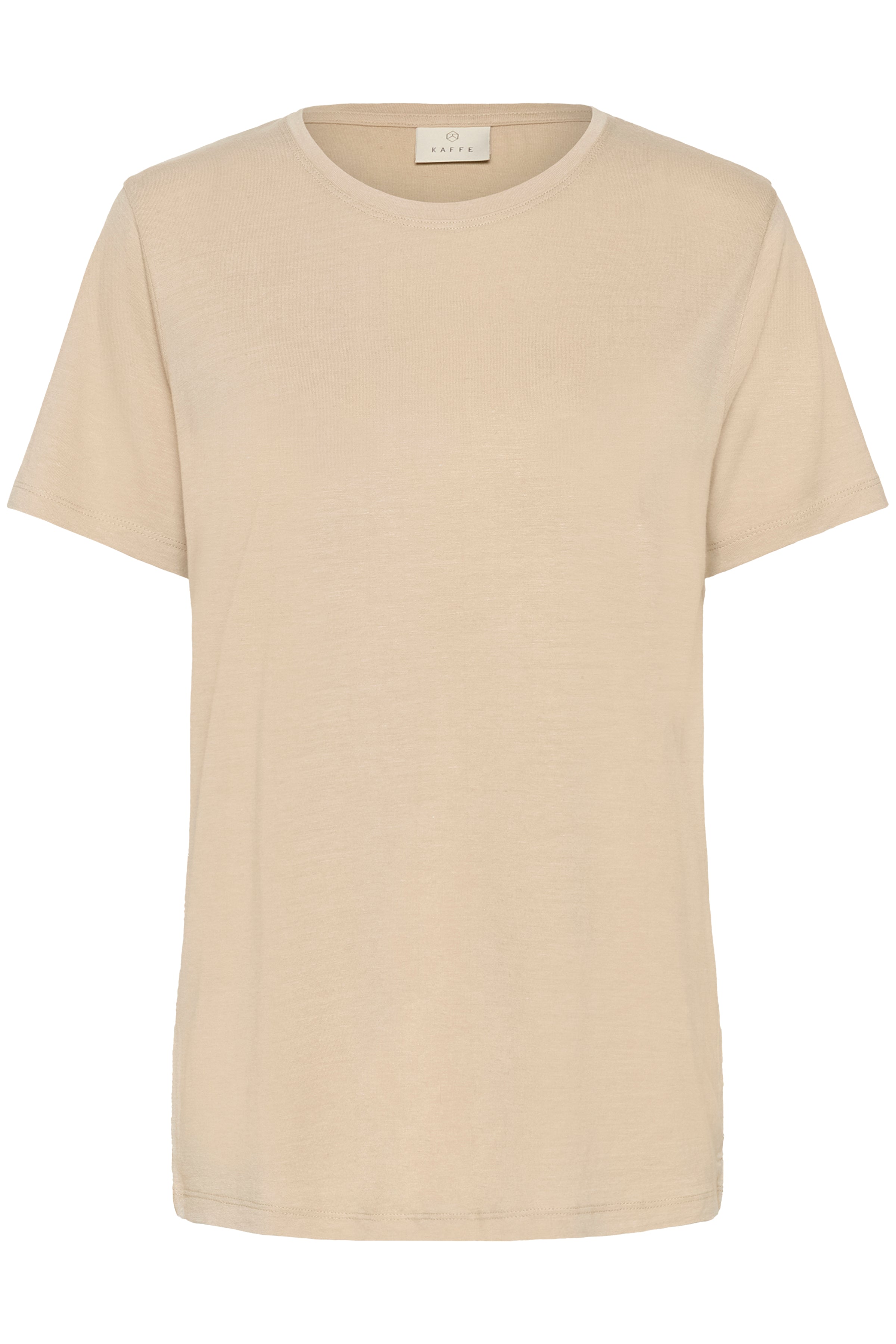 KAFFE Maria T-shirt Feather Grå