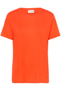 KAFFE Maria T-shirt Grenadine Rød
