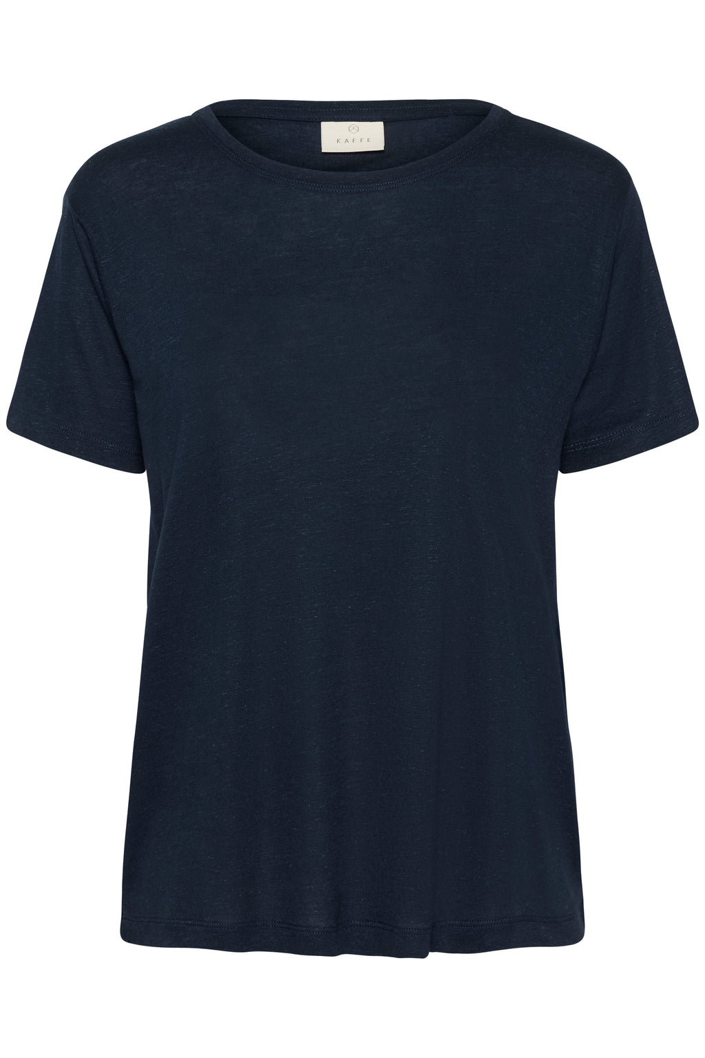 KAFFE Maria T-shirt Midnight Marine Blå
