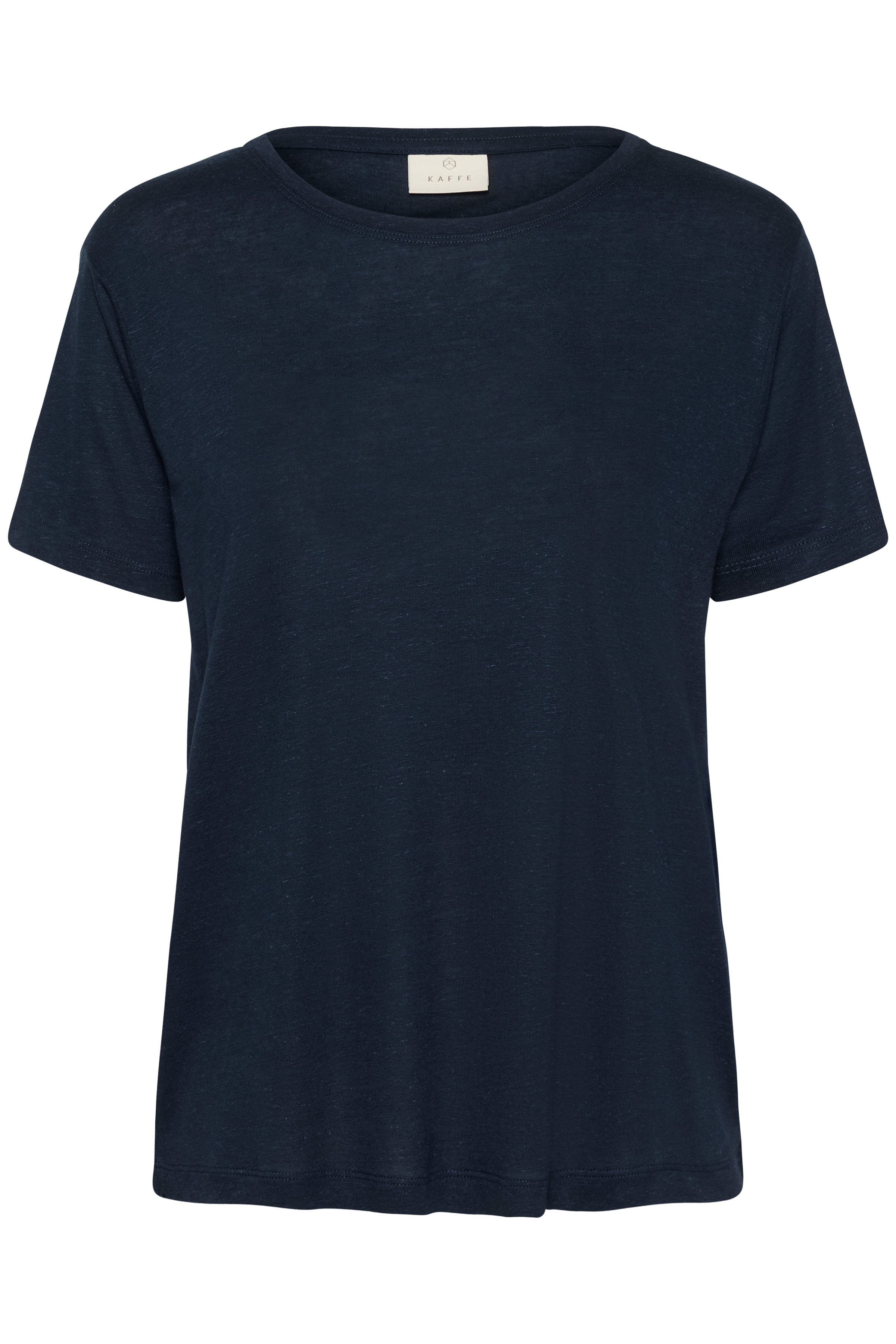 KAFFE Maria T-shirt Midnight Marine Blå