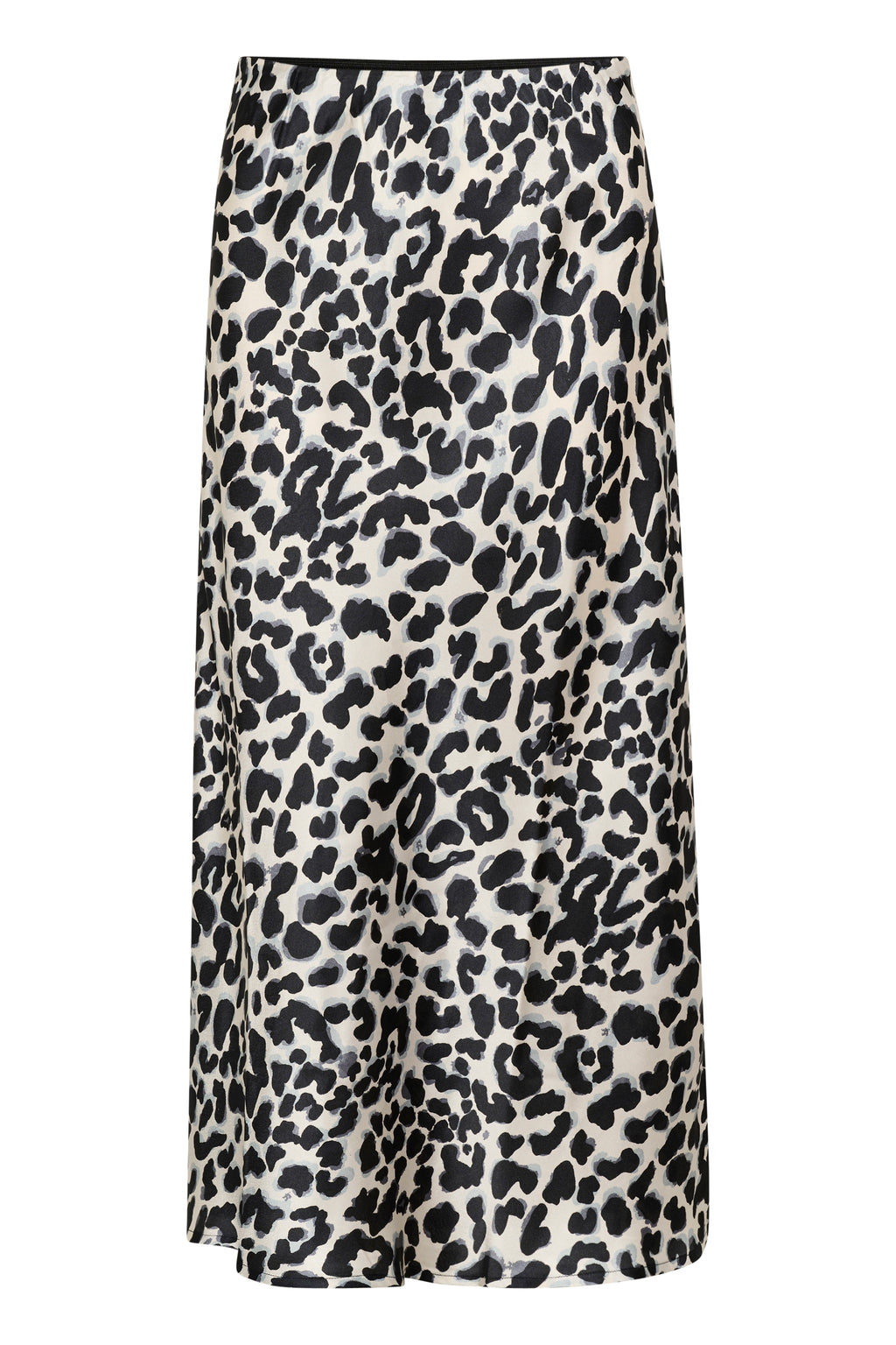 KAFFE June Nederdel Leopard Grå