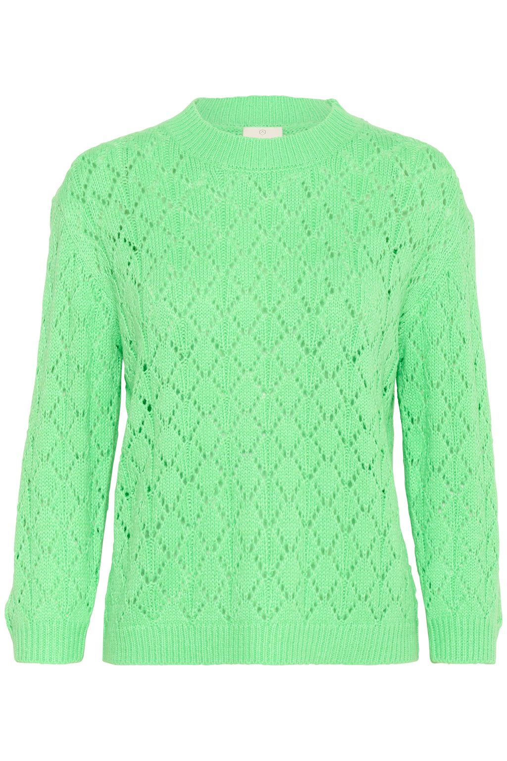 KAFFE Anika Pullover 3/4 Ærme Spring Bouquet Grøn