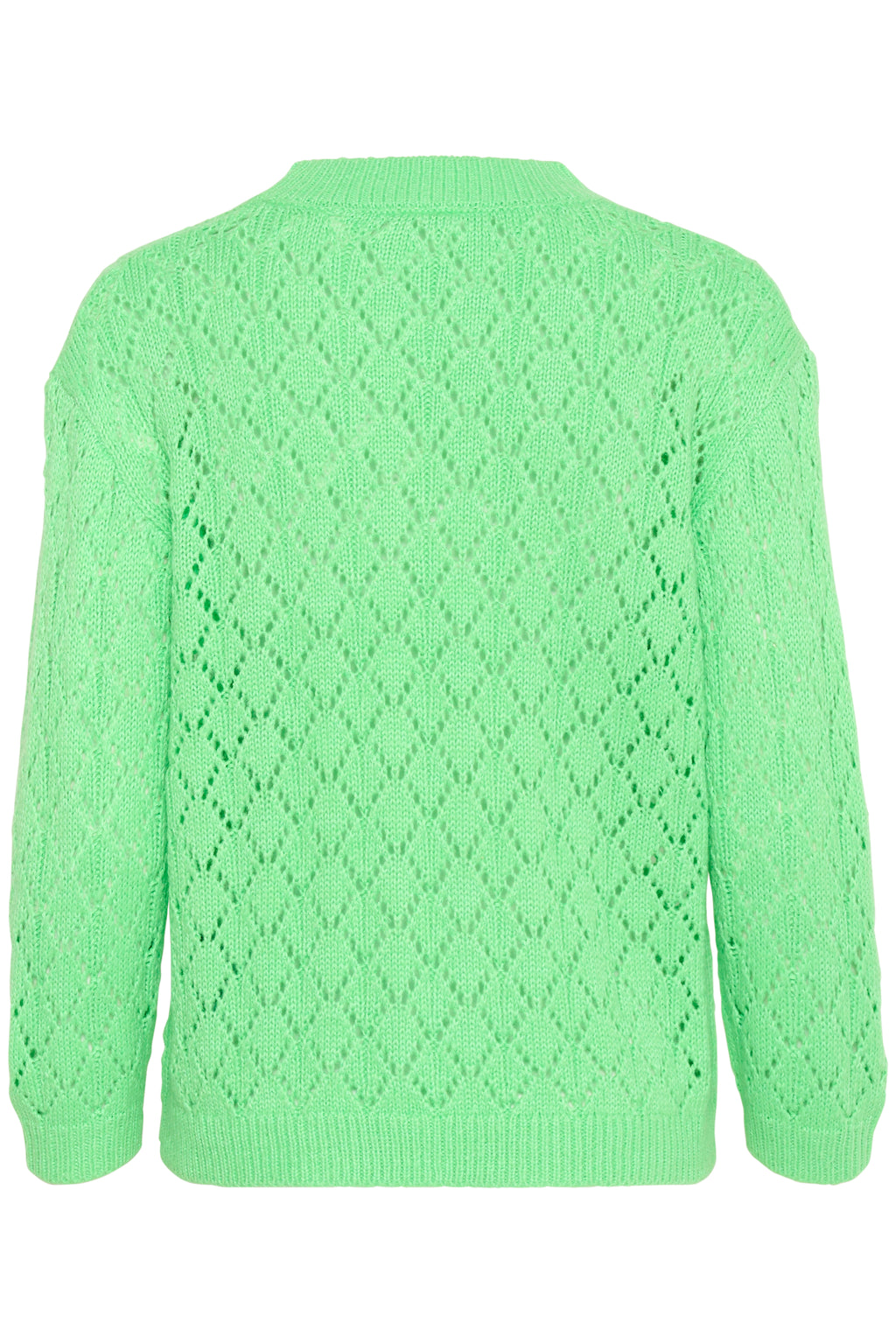 KAFFE Anika Pullover 3/4 Ærme Spring Bouquet Grøn