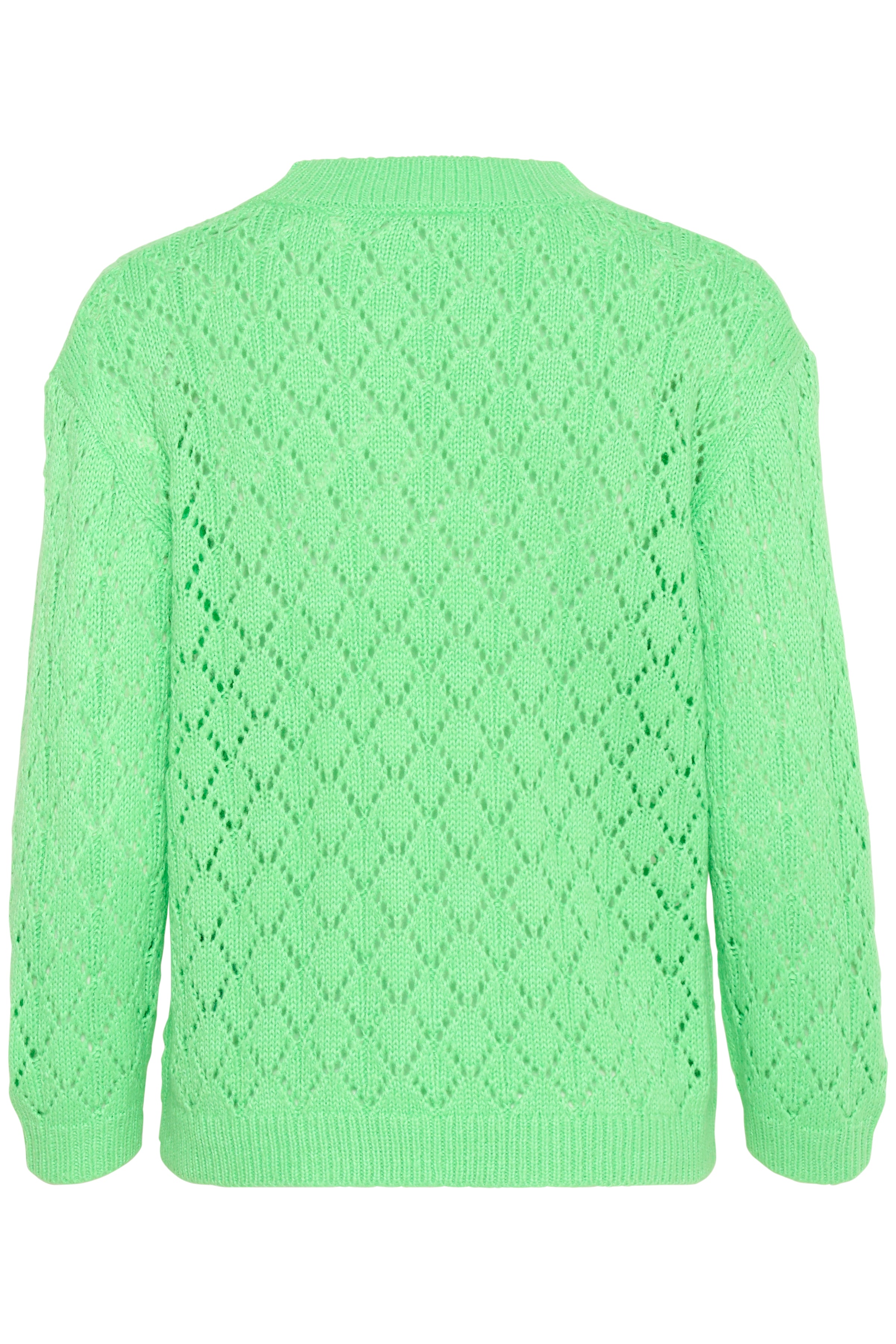 KAFFE Anika Pullover 3/4 Ærme Spring Bouquet Grøn