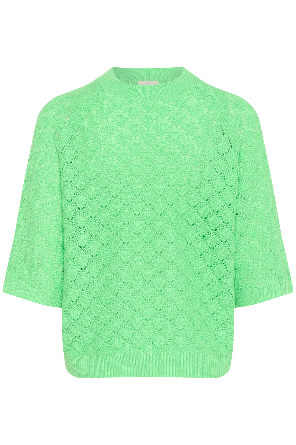 KAFFE Kani Strik Pullover Spring Bouquet Grøn