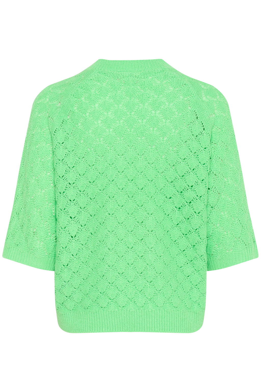 KAFFE Kani Strik Pullover Spring Bouquet Grøn