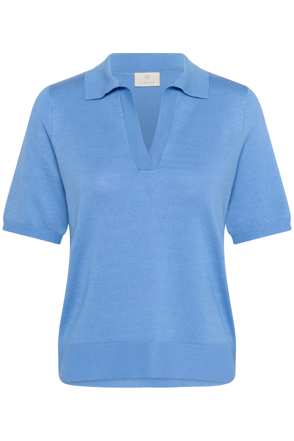 KAFFE Lizza Polo Pullover Ultramarine Blå