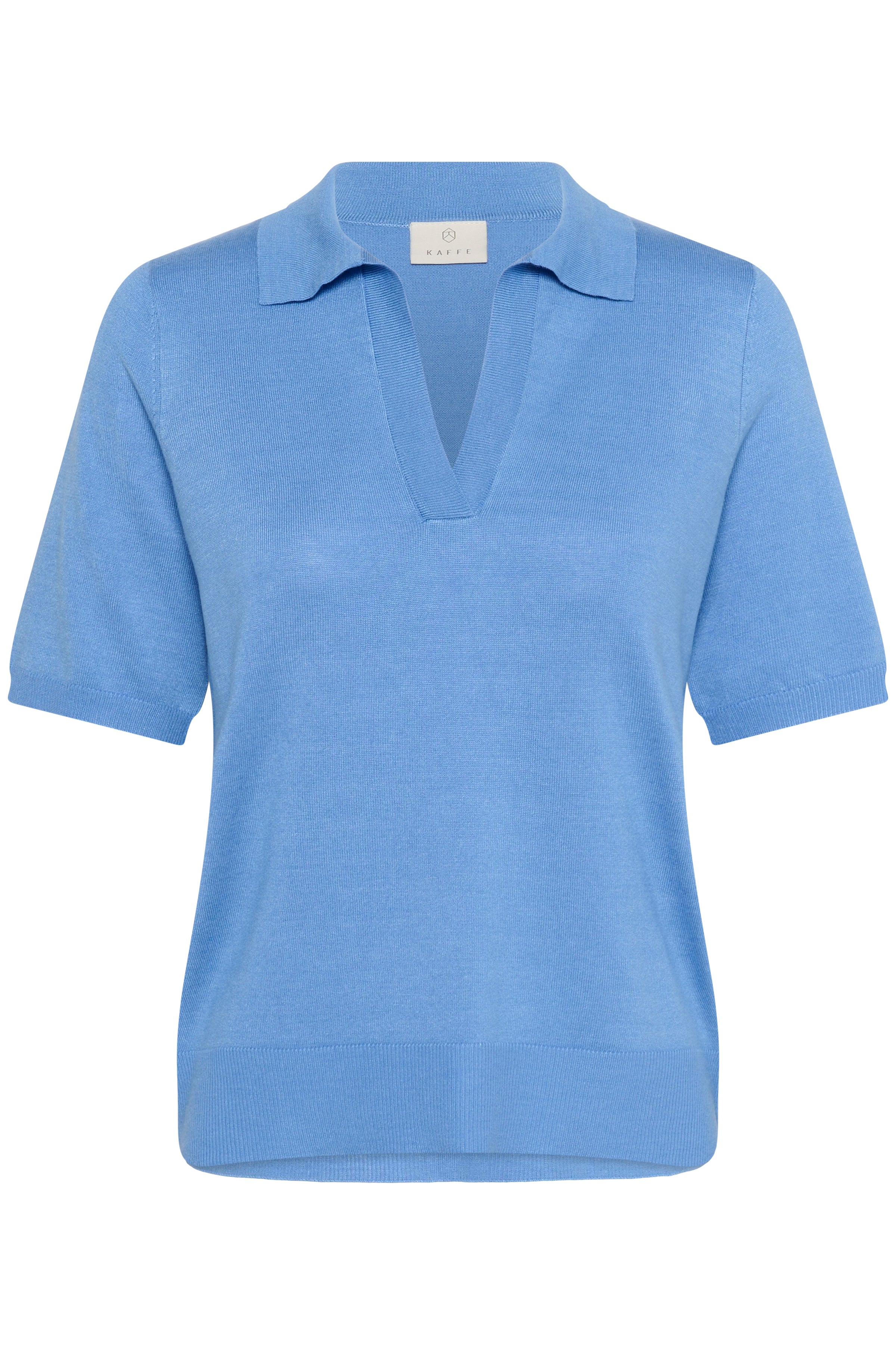 KAFFE Lizza Polo Pullover Ultramarine Blå