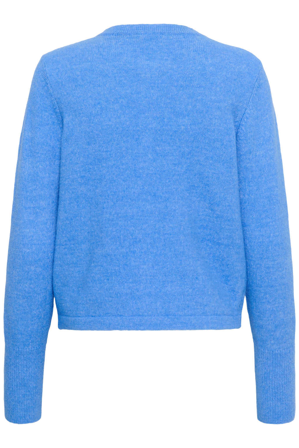 KAFFE Niel Strik Cardigan Provence Melange Blå
