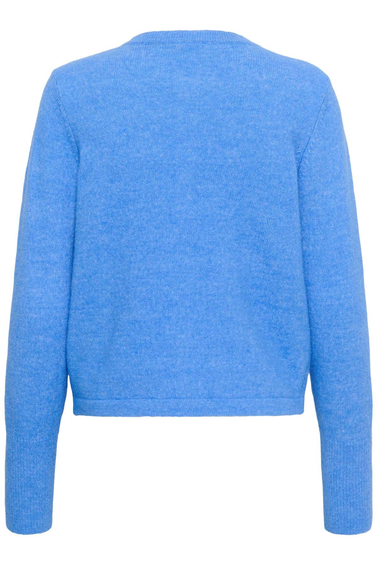 KAFFE Niel Strik Cardigan Provence Melange Blå