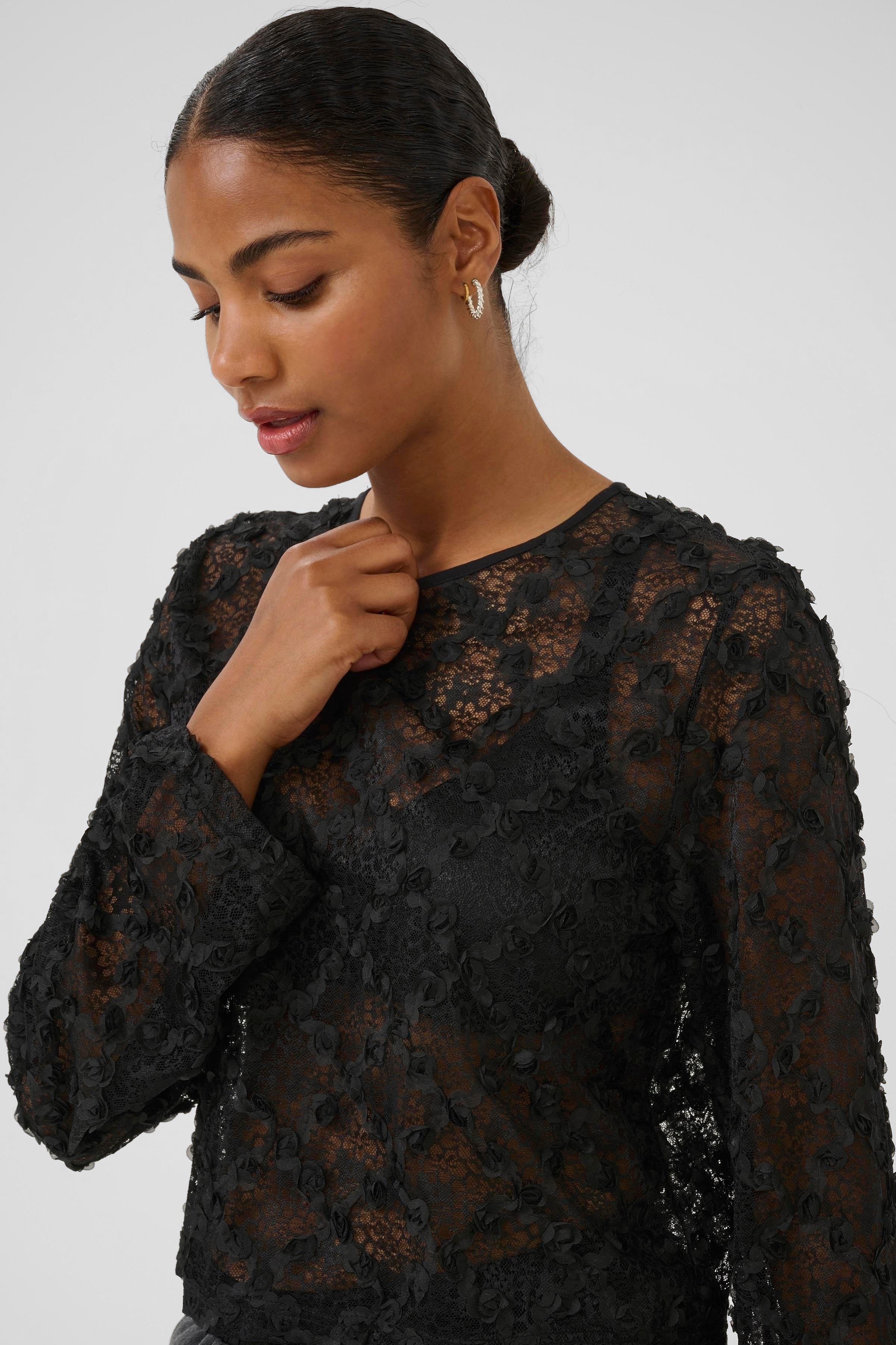 KAFFE Rosie Bluse Deep Sort