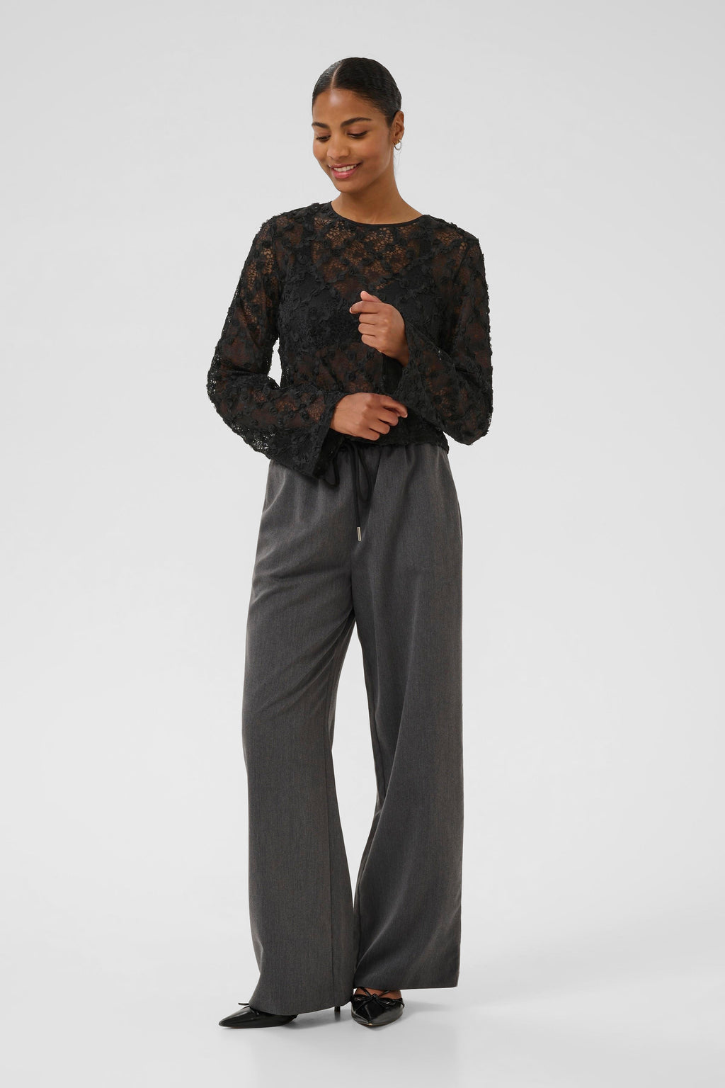 KAFFE Rosie Bluse Deep Sort
