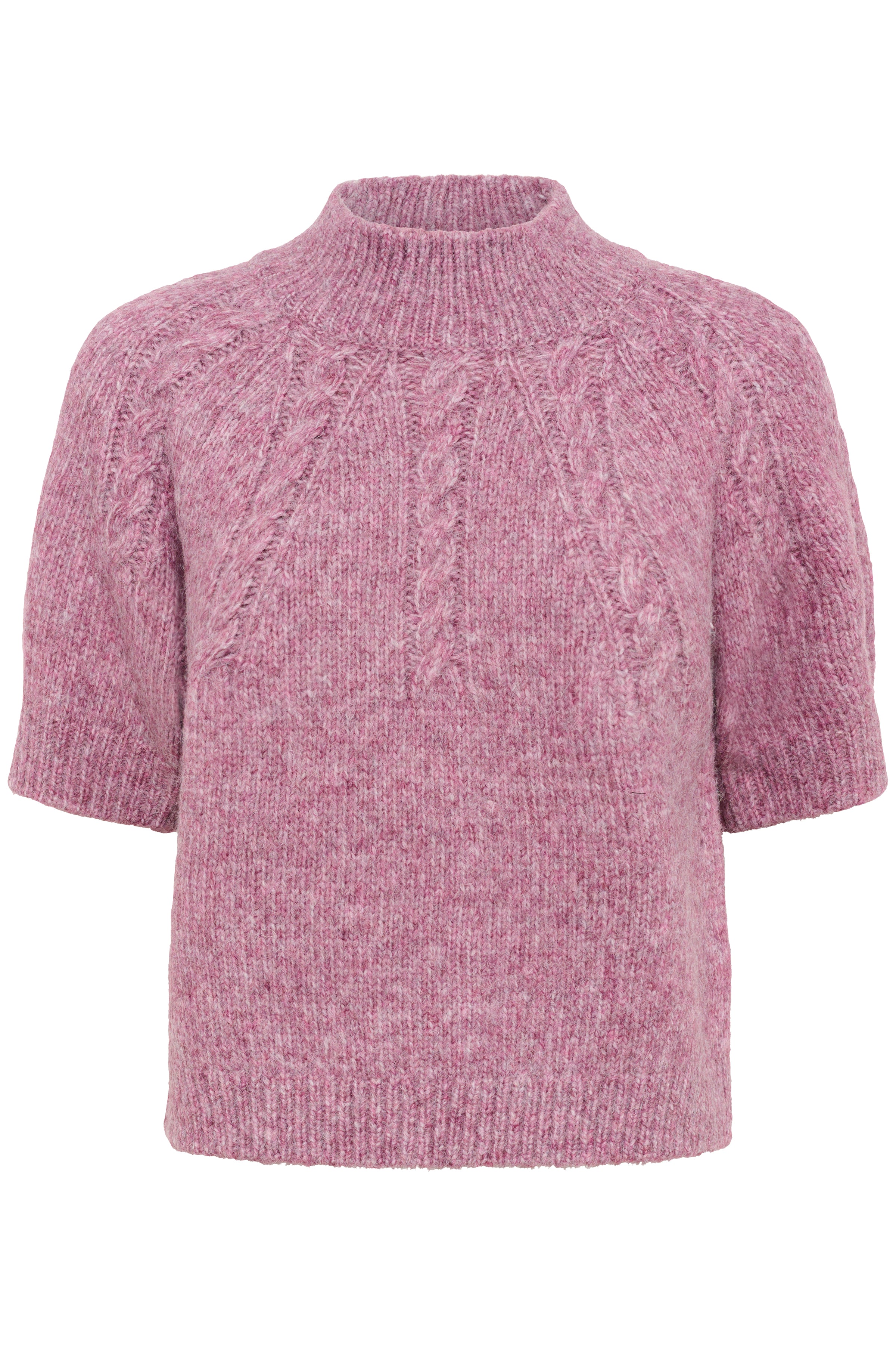 KAFFE Cuba Pullover Tulipwood Melange Lyserød