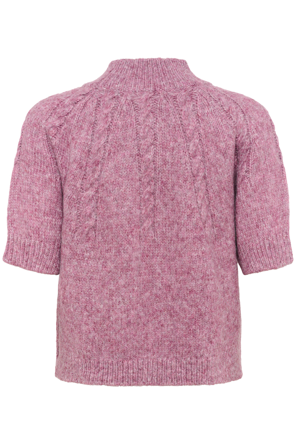 KAFFE Cuba Pullover Tulipwood Melange Lyserød