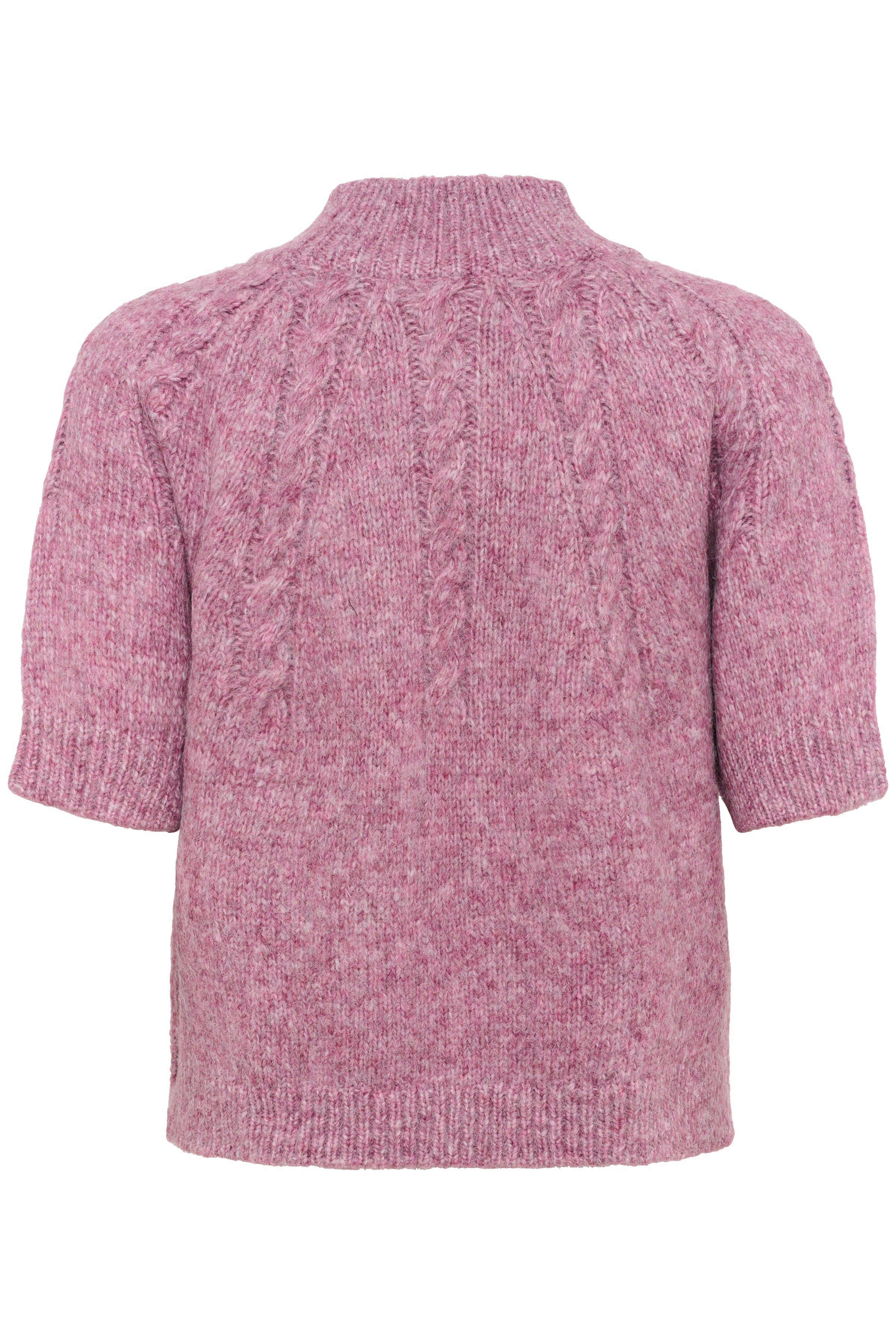KAFFE Cuba Pullover Tulipwood Melange Lyserød