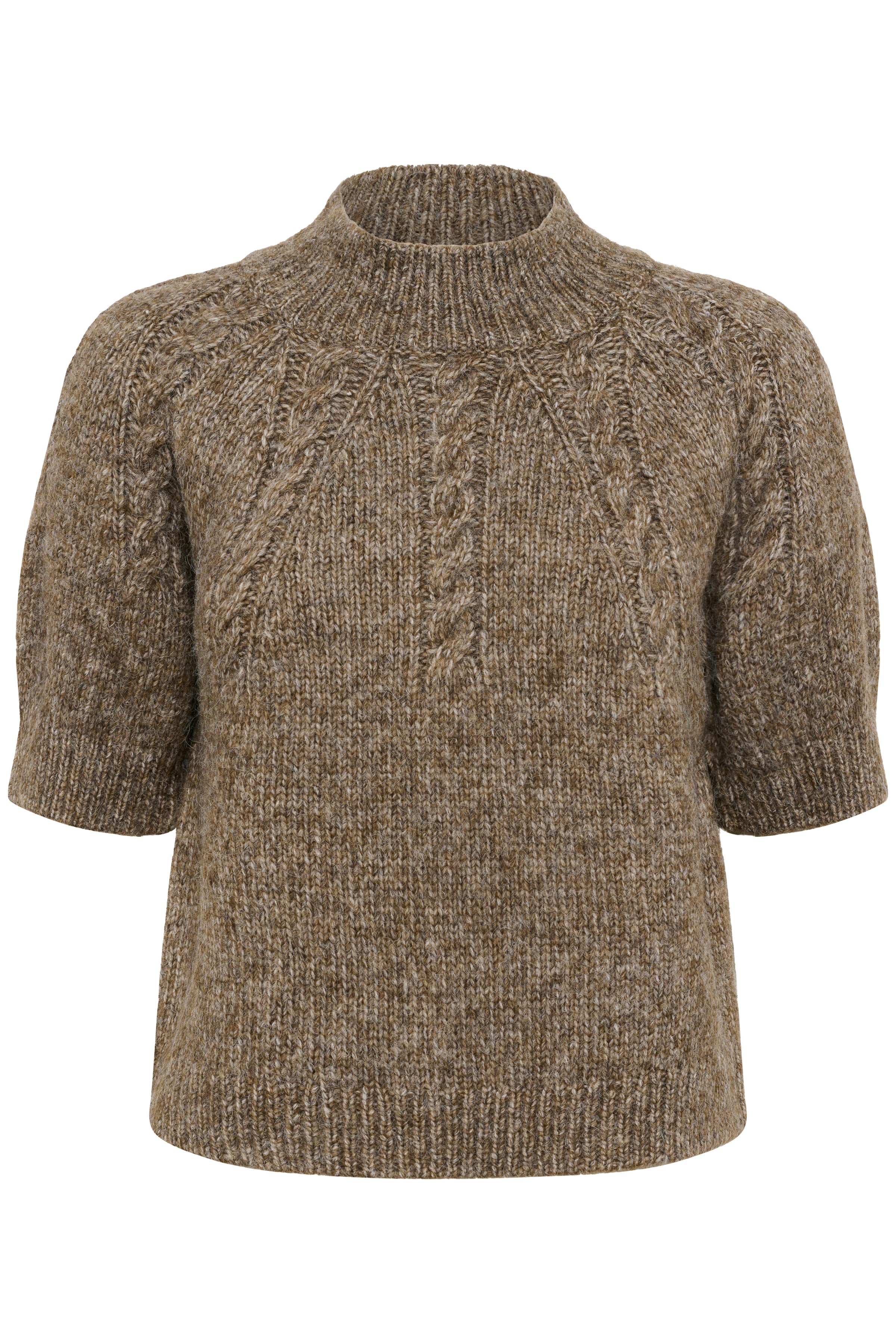 KAFFE Cuba Pullover Morel Melange Brun