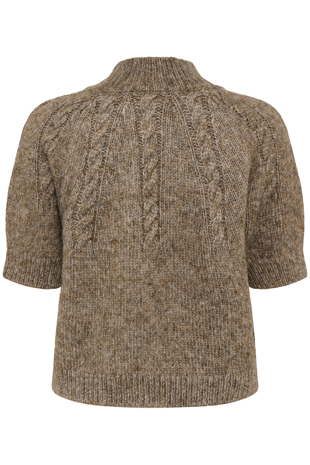 KAFFE Cuba Pullover Morel Melange Brun
